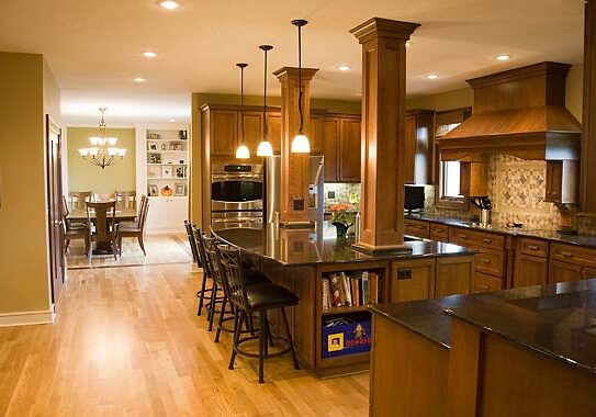 Kitchen remodel with modern cabinetry